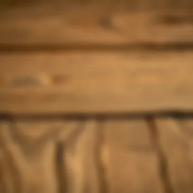 Beautifully antiqued wooden surface showcasing aesthetic appeal