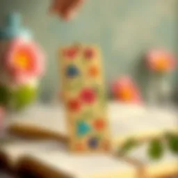 Artistic bookmark designs showcasing creativity