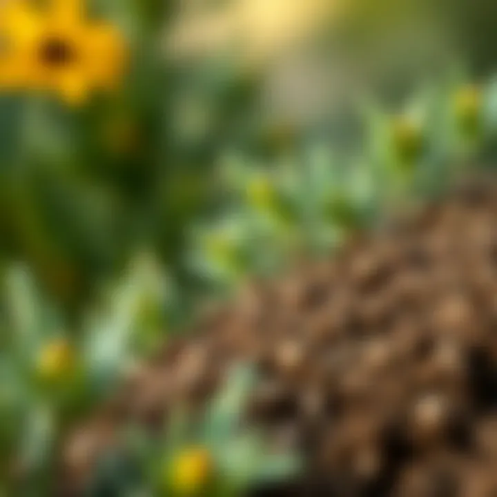 Benefits of Pine Soil for Floral Growth Illustration of the benefits of using pine soil for flowers.