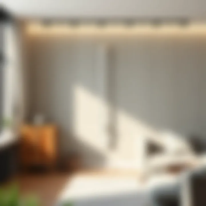 Stylish application of pipe concealment in a modern interior