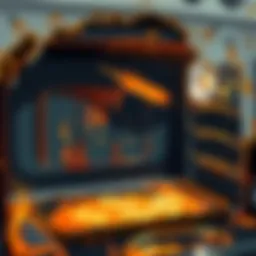 Burnt residue inside the oven