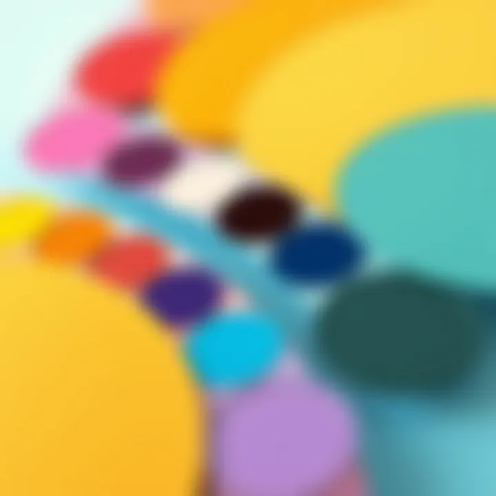 Exploring the Spectrum of Colors Color palette showcasing various shades and hues
