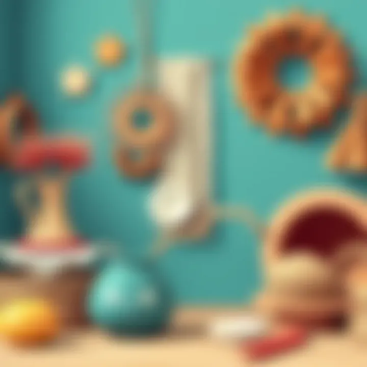 Craft materials for unique wall decorations