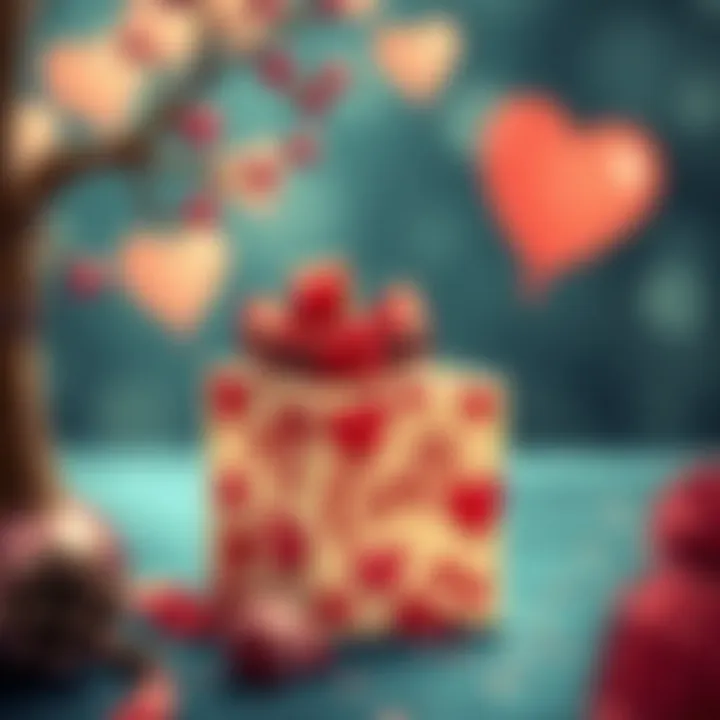 DIY handmade gift project for a romantic occasion