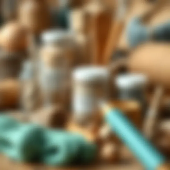 Diverse Materials for DIY Enthusiasts Variety of DIY materials for creative projects