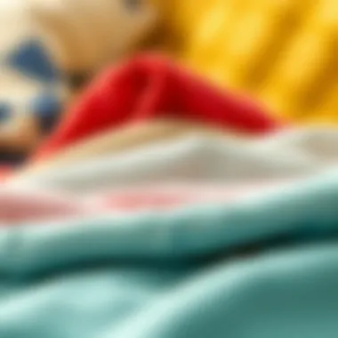 A close-up of fabric selection for couch restoration