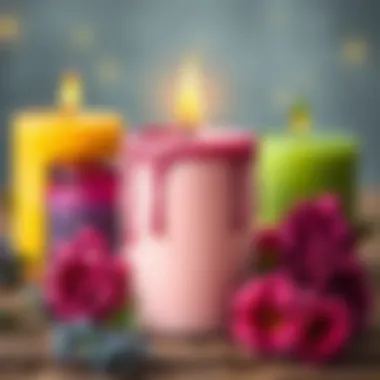 Coloring agents for candle production