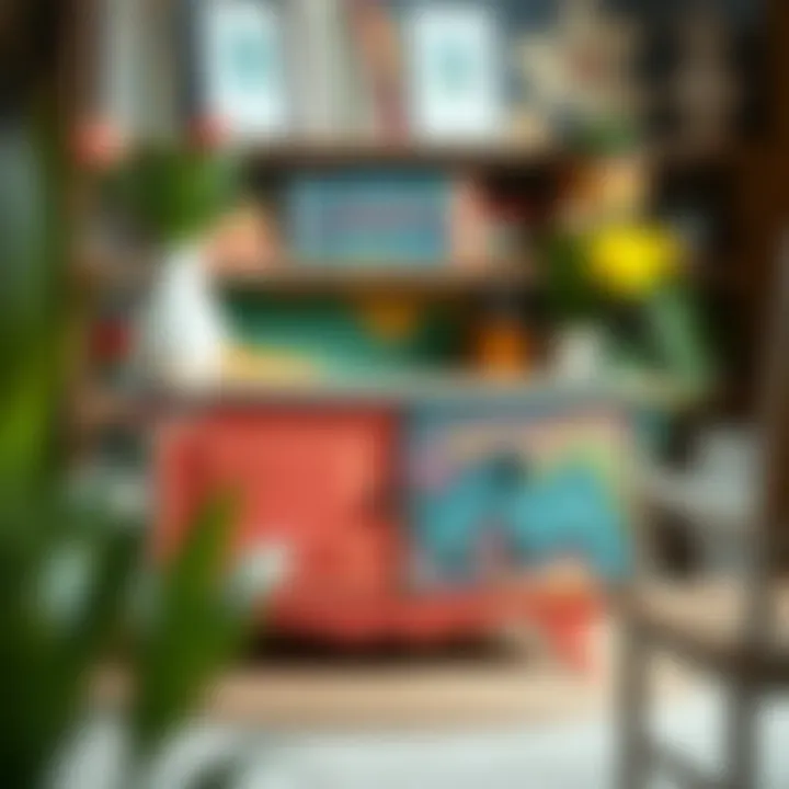 Finished MDF piece showcasing vibrant colors