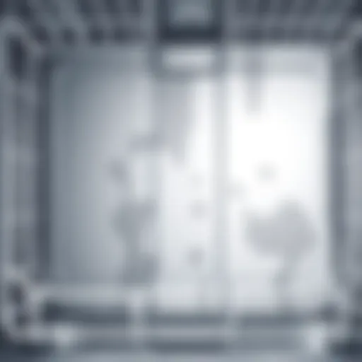 Understanding Gray Dishwasher Stains Close-up of a gray dishwasher interior showing stains