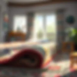 Measuring a rug for perfect fit