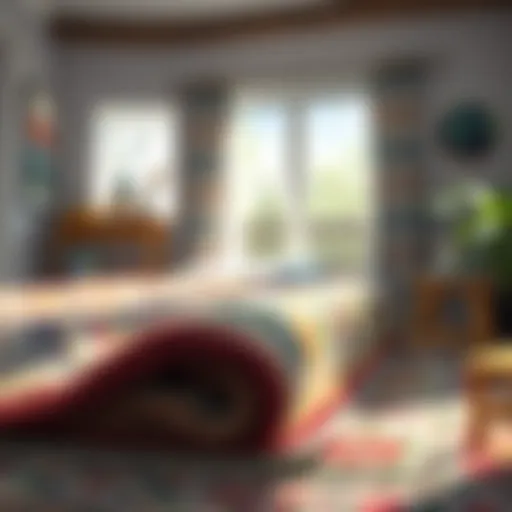 Measuring a rug for perfect fit