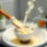 Baking soda and vinegar reaction in a sink