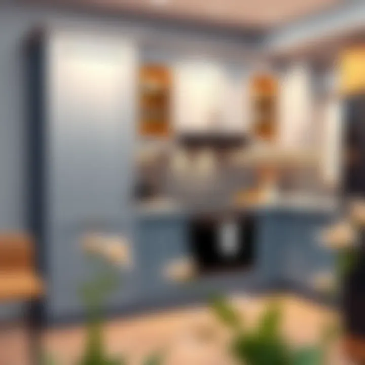 Modern kitchen cabinet design showcasing elegance and functionality