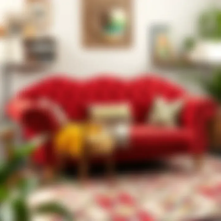 Before and after sofa upholstery transformation