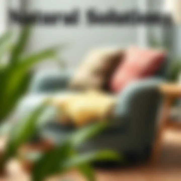 Natural cleaning solutions for upholstery