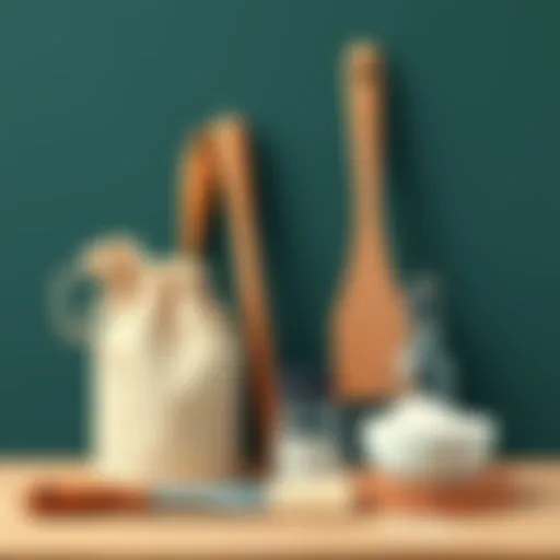 Tools and materials for lightening dark wall paint