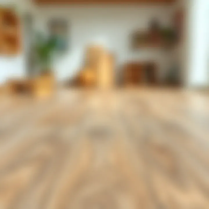 A beautifully installed laminate floor showcasing craftsmanship