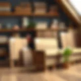 High-quality laminate flooring materials displayed in an organized manner