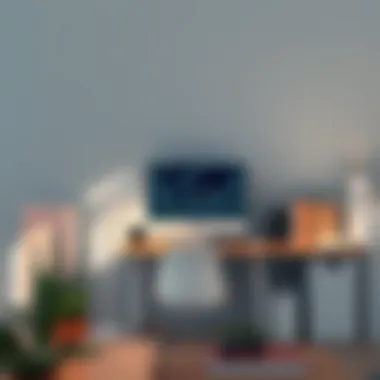 A clean and simple workspace reflecting a minimalist approach to productivity