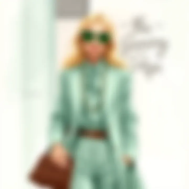 Chic Fashion Statement in Mint Green A stylish mint green fashion ensemble