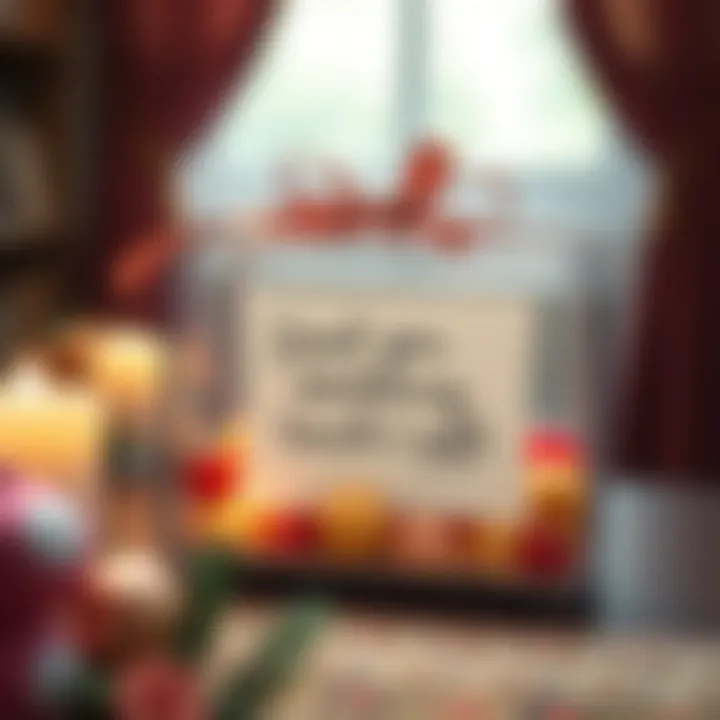 Adding a Personal Touch to Gifts Personalized wedding gift with a heartfelt message