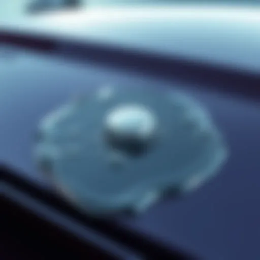 Removing silicone residues from a car surface