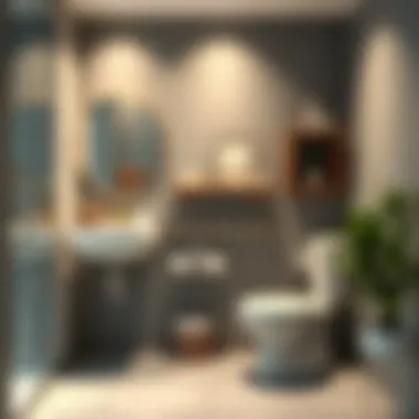 Innovative Small Bathroom Design Innovative small bathroom design showcasing space-saving fixtures