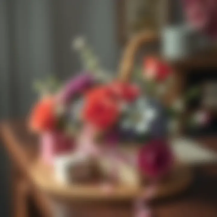 Creative arrangements for engagement gifts