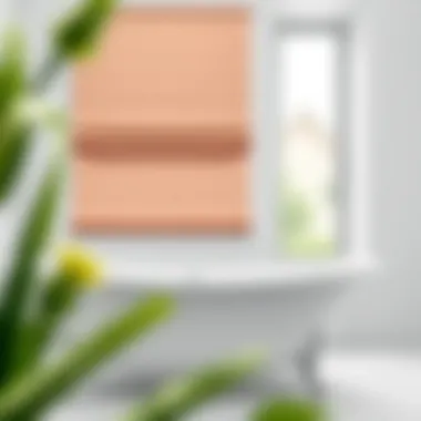 Washing roller blinds in a bathtub