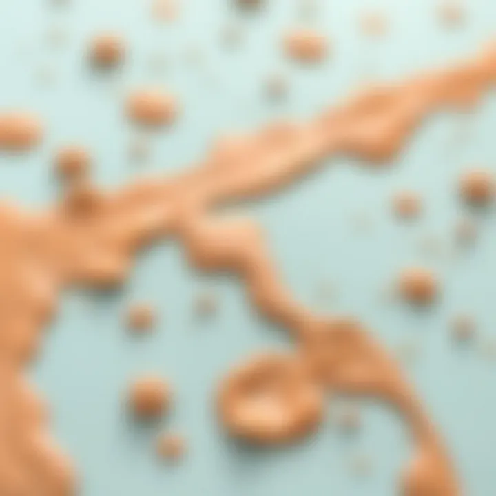 Surfaces with Glue Stains Various surfaces affected by glue stains