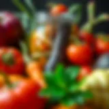 Assorted Vegetables for Perfect Pickling Close-up view of assorted vegetables for pickling