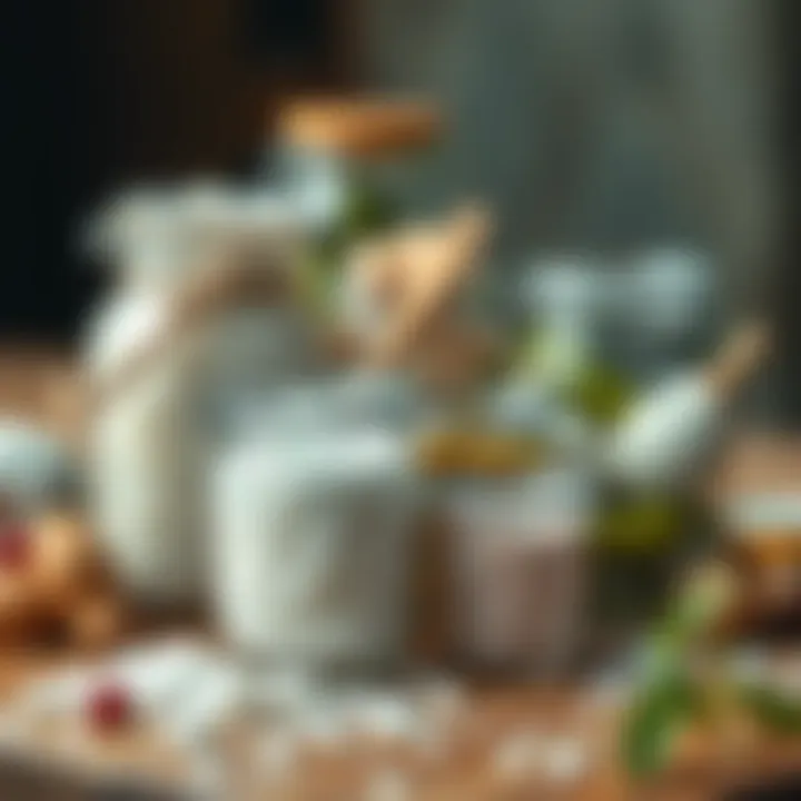 Exploring Various Salts for Pickling Containers of different types of salt for pickling